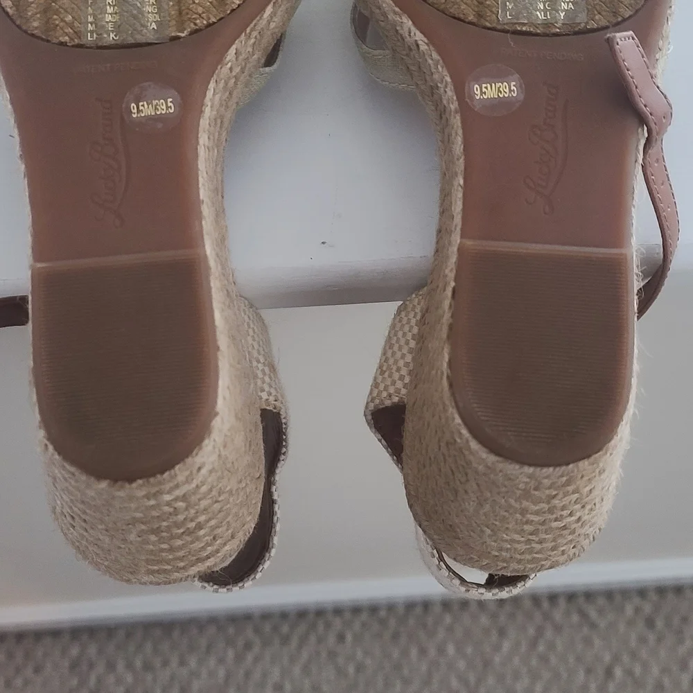 Elegant Beige and Brown Women's Sandals